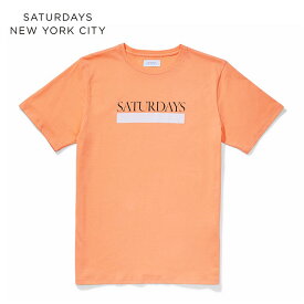 Saturdays NYC サタデーズ ニューヨークシティ ロゴTシャツ Bar Underline S/S Tee 半袖Tシャツ メンズ