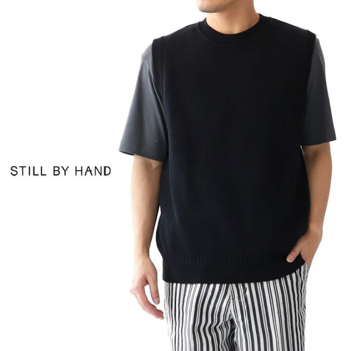 楽天市場】Still by Hand スティルバイハンド 綿麻 ニットベスト 