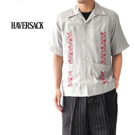 [TIME SALE] HAVERSACK ハバーサック キューバシャツ 821932 オープンカラーシャツ メンズ