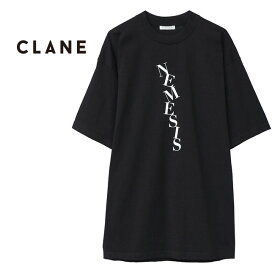 [TIME SALE] CLANE HOMME クラネオム オーバーサイズ ロゴTシャツ 26105-0841 メンズ