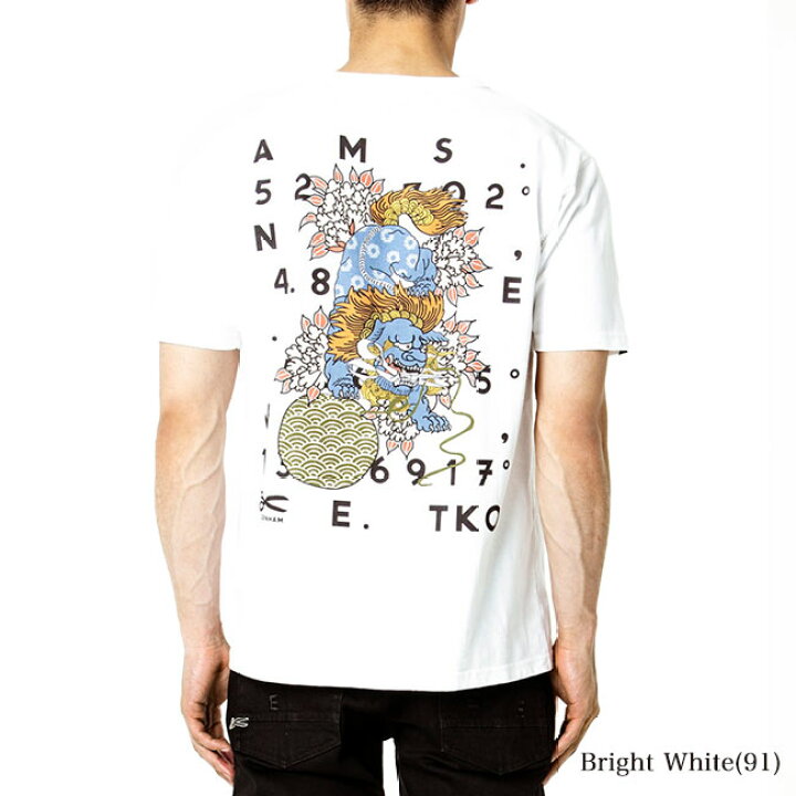 トレジャーファクトリー Trefac denham tシャツ プリント ウィンダンシー トレジャーファクトリー denham tシャツ プリント DENHAM デンハム WATER PAINTING SCISSOR TEE ROYAL FLASH