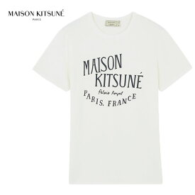 Maison Kitsune メゾン キツネ パレロワイヤル ロゴTシャツ AM00100KJ0008 メンズ レディース