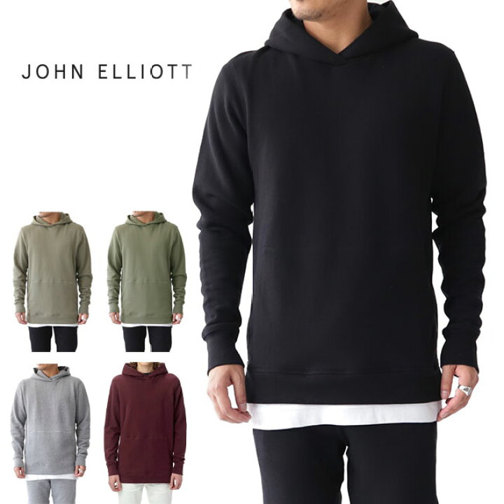 楽天市場】JOHN ELLIOTT ジョンエリオット サイドジップ プルオーバー 