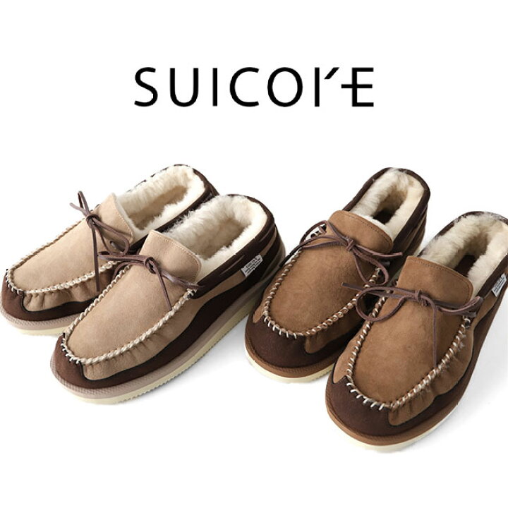 楽天市場】SUICOKE スイコック ムートン モカシンシューズ OG-199M2ab  