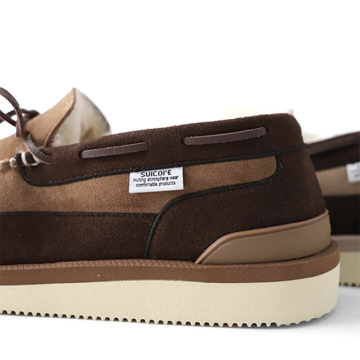 楽天市場】[TIME SALE] SUICOKE スイコック ムートン モカシンシューズ 