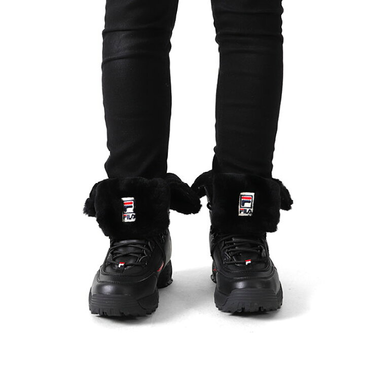 楽天市場】FILA フィラ ディスラプター スノーブーツ F0428 厚底 