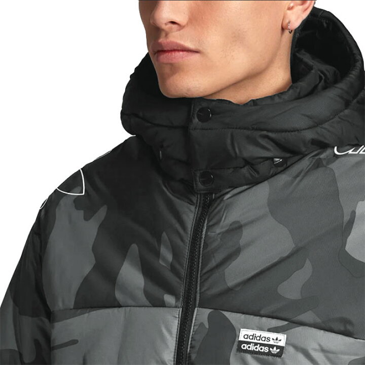 楽天市場】adidas アディダスオリジナルス 迷彩 フード付き ダウン  