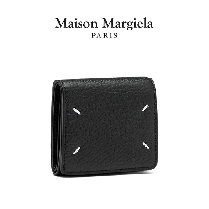 楽天市場】Maison Margiela メゾンマルジェラ グレインレザー 三つ折り 