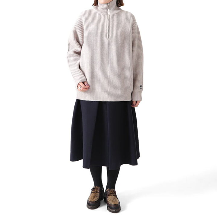 楽天市場】ORCIVAL オーシバル ハーフジップ ハイネック ニット 