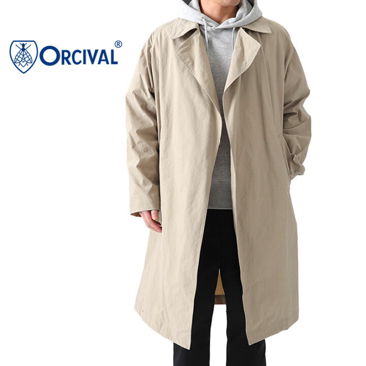 楽天市場】ORCIVAL オーシバル ボタンレス チェスターコート RC-8059 