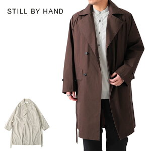 [SALE] Still by Hand �X�e�B���o�C�n���h �x���e�b�h�R�[�g CO01201 �n�[�t�R�[�g �����Y