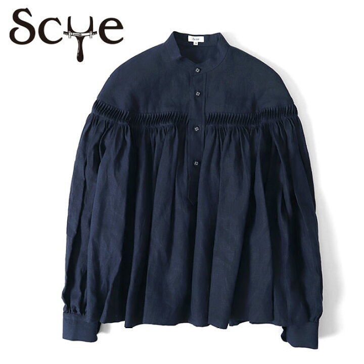 楽天市場】Scye サイ リネン ピンタックブラウス1220-31038 1221-31005  