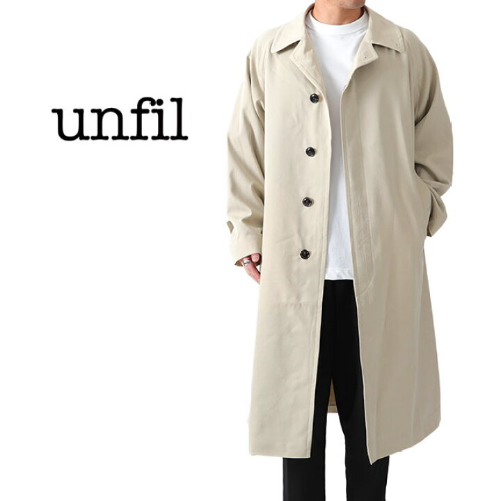 楽天市場】[SALE] Unfil アンフィル ウールギャバジン バルマカーン 