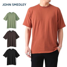 [TIME SALE] JOHN SMEDLEY ジョンスメドレー 日本別注 30G クルーネック ニットTシャツ S4431 半袖Tシャツ メンズ