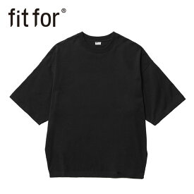 fit for フィットフォー #207 オーバーサイズ Tシャツ VORTEX HEM SHAPE 半袖Tシャツ 無地 メンズ レディース