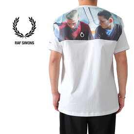 [SALE] FRED PERRY × RAF SIMONS フレッドペリー ラフシモンズ バックフォトプリント オーバーサイズ Tシャツ SM8135 半袖Tシャツ メンズ レディース