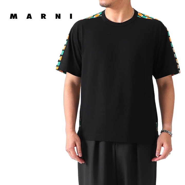 楽天市場】MARNI マルニ 切り替え Tシャツ HUMU0009Q0 STJ268 半袖T 