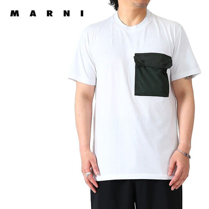 楽天市場】MARNI マルニ ナイロンポケット Tシャツ HUMU0150Q0 S22763 