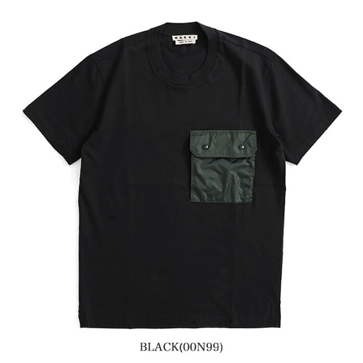 楽天市場】MARNI マルニ ナイロンポケット Tシャツ HUMU0150Q0 S22763 