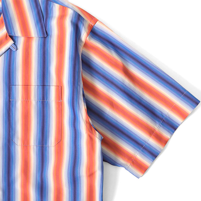 MARNI マルニ ストライプ オープンカラーシャツ CUMU0054A0 S49787 開襟 半袖シャツ メンズ | Golden State