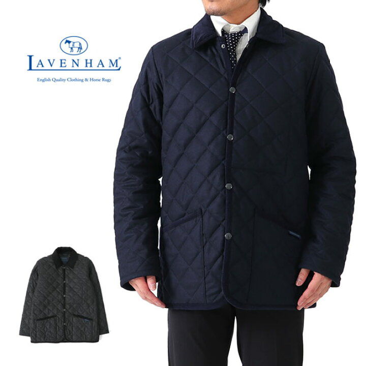 楽天市場 別注モデル Lavenham ラベンハム デンハム キルティング ウールジャケット G1918 Denham Mens メンズ Golden State