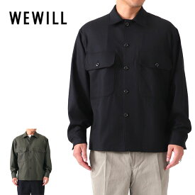 WE WILL ウィーウィル ウール ダブルポケット シャツジャケット W-007-5002 長袖シャツ メンズ
