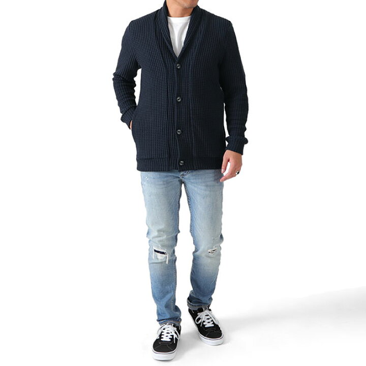 楽天市場】Sea Green シーグリーン オニワッフル ショールカラー 