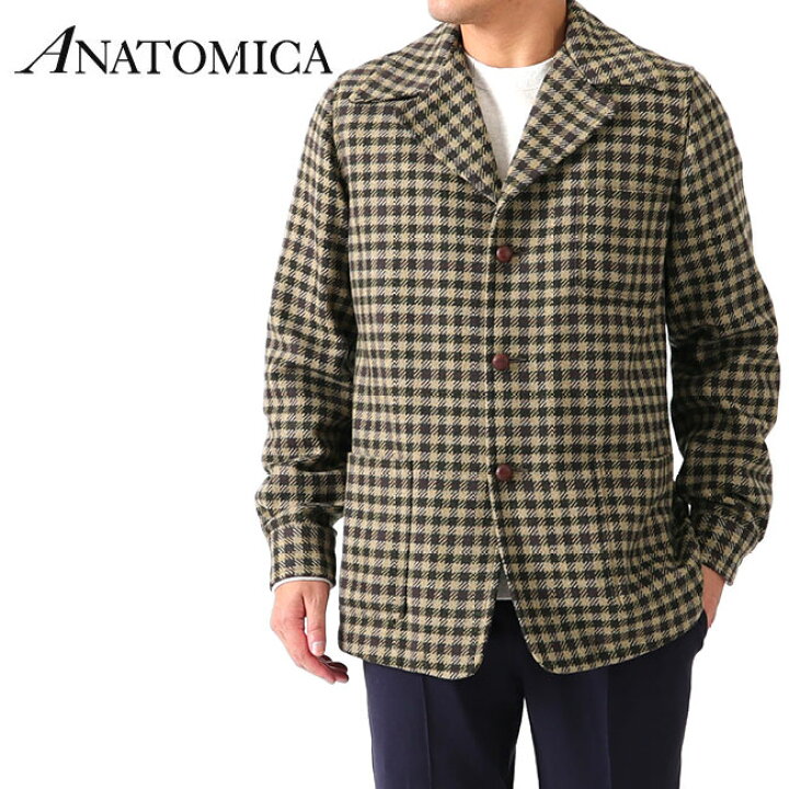 楽天市場】[SALE] ANATOMICA アナトミカ チェック ウール ローファー 