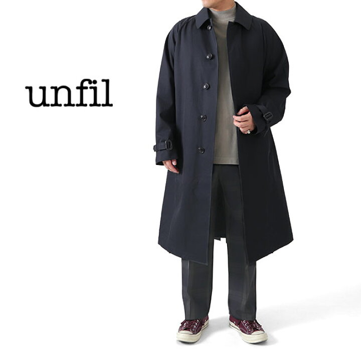 楽天市場】[SALE] unfil アンフィル コットンツイル トレンチコート 