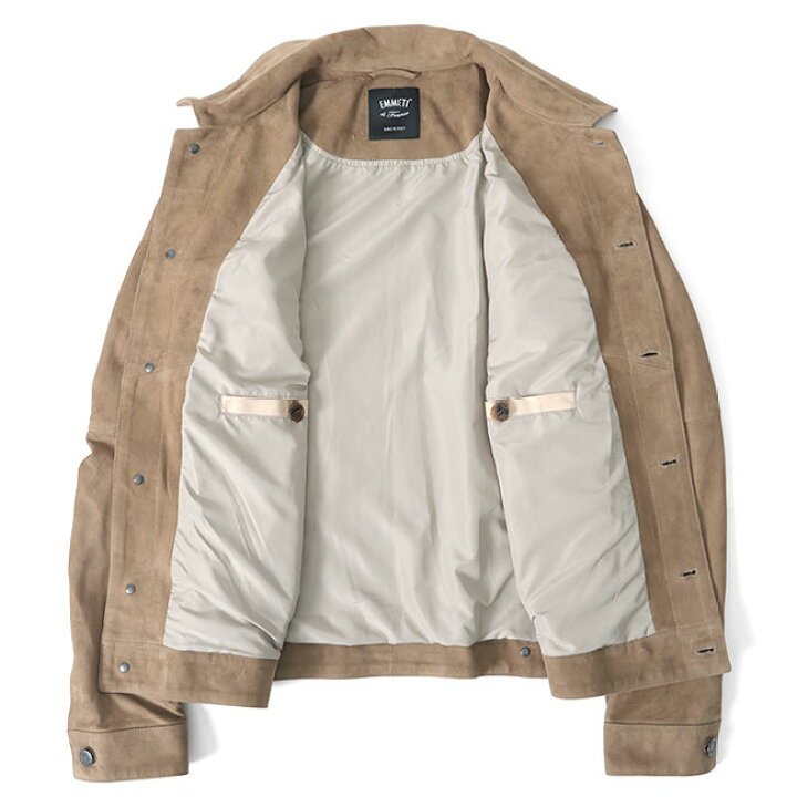楽天市場】EMMETI エンメティ JACK CAMO スエードレザー Gジャン 