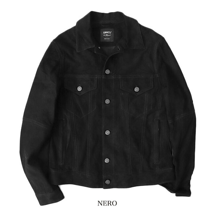 楽天市場】EMMETI エンメティ JACK CAMO スエードレザー Gジャン 