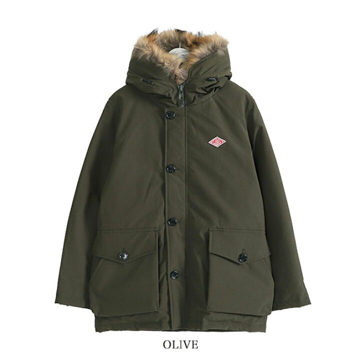 楽天市場】DANTON ダントン ファー付き フードミドル丈 ダウン  