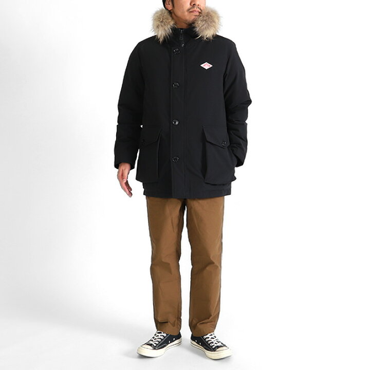 楽天市場】DANTON ダントン ファー付き フードミドル丈 ダウン  