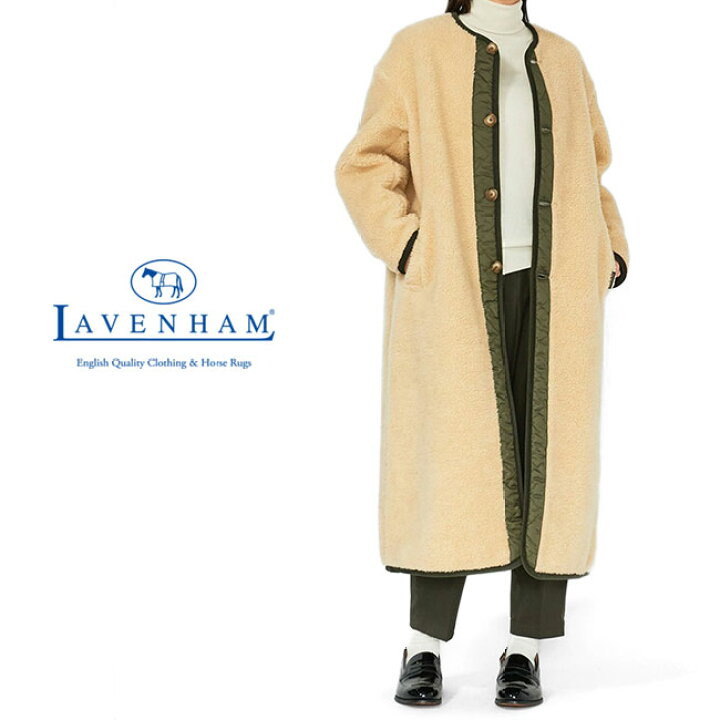 楽天市場】LAVENHAM ラベンハム シェルパ ボア ロングコート SLJ9123 
