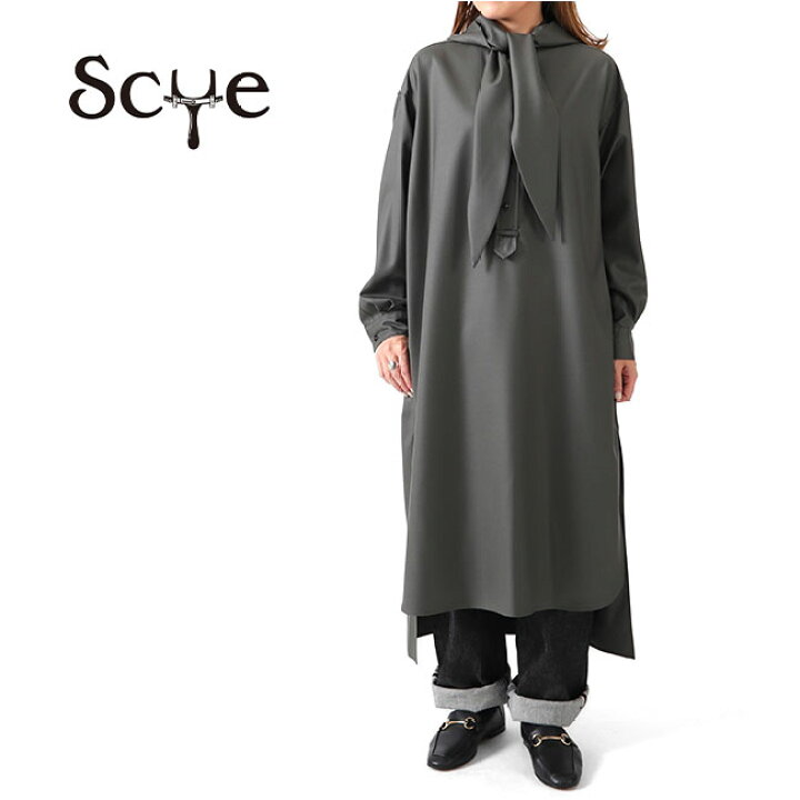 楽天市場】Scye サイ シャツドレス ワンピース 1220-03083 シャツ 