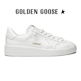 Golden Goose ゴールデングース ピュアスター PURE NEW レザーシューズ GMF00124 F000541 10100 ホワイト 厚底スニーカー メンズ