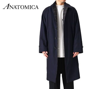 楽天市場 Anatomica アナトミカ リバーシブル チェック シングルラグランコート 530 552 02 ロングコート メンズ Golden State