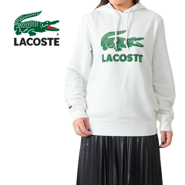 楽天市場】LACOSTE ラコステ ビッグロゴ スウェットパーカー SH2169L 