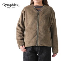 楽天市場】GYMPHLEX ジムフレックス ジップアップ ノーカラー フリース 