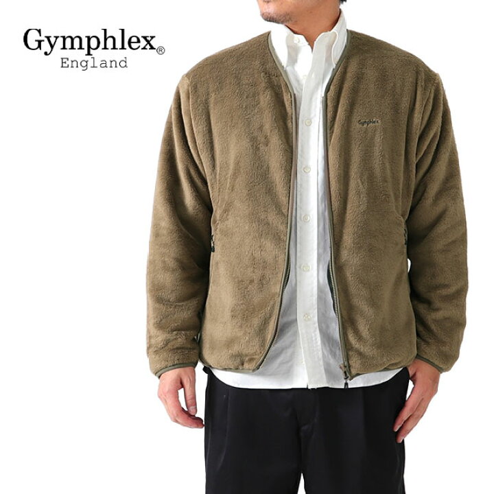 楽天市場】[SALE] GYMPHLEX ジムフレックス ジップアップ ノーカラー 