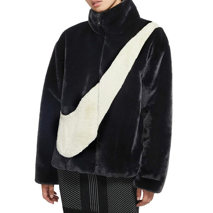 NIKE（ナイキ）の「ナイキ スポーツウェア ウィメンズ フェイクファー ジャケット / Nike Sportswear Women's  Faux-Fur Jacket（ブルゾン）」 - WEAR NIKE ナイキ NIKE AS W ウィメンズ フェイクファー ジャケット NIKE ナイキ　ファージャケット