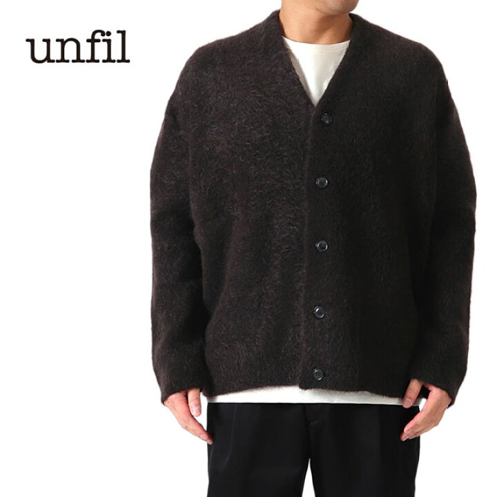 楽天市場】unfil アンフィル ストレッチ モヘア ウールカーディガン 
