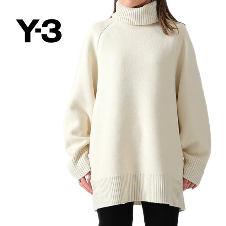 楽天市場】Y-3 ワイスリー オーバーサイズ タートルネック ニット 
