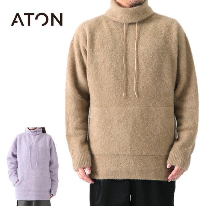楽天市場】ATON エイトン オーバーサイズ タートルネック カシミア  