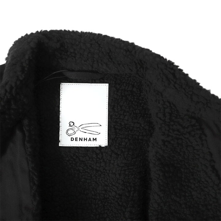 楽天市場】DENHAM デンハム ボア デニムジャケット 01-19-08-20-009 黒 