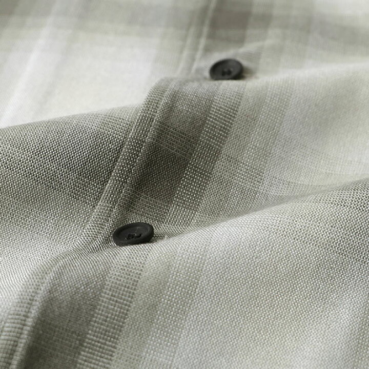 楽天市場】THE RERACS ザ リラクス オープンカラー チェックシャツ  