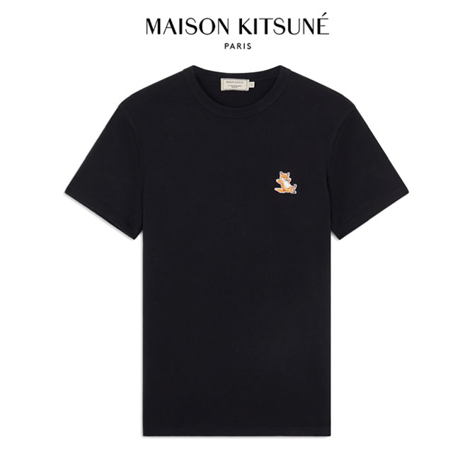 楽天市場】Maison Kitsune メゾンキツネ チラックスロゴ Tシャツ