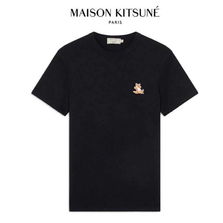 楽天市場】Maison Kitsune メゾンキツネ チラックスロゴ Tシャツ  