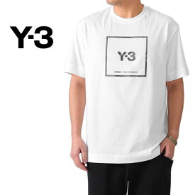 Y-3 ワイスリー スクエアラベルロゴ Tシャツ GV6060 GV6061 半袖Tシャツ メンズ