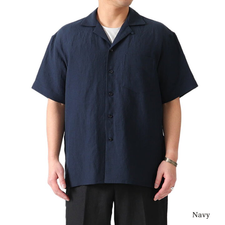 SALE WE WILL ウィーウィル リネン オープンカラーシャツ W-008-5006 開襟シャツ 半袖シャツ メンズ Golden State